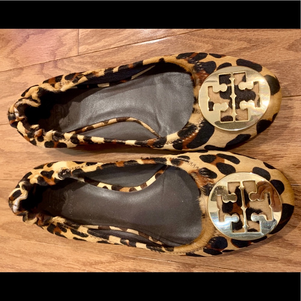 Tory Burch Leopard Print Flats